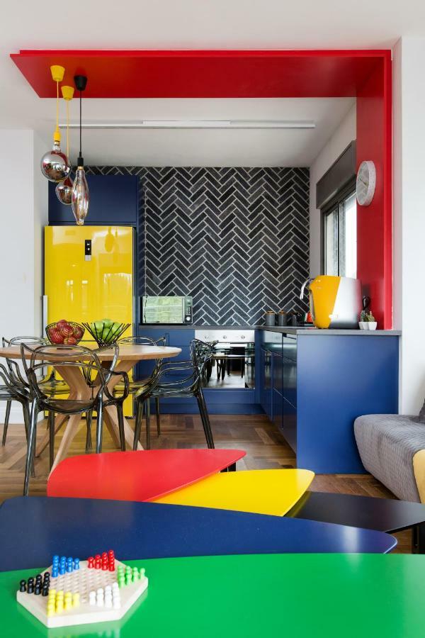 Colorful Bnb Apartment Haifa Exterior foto